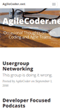Mobile Screenshot of agilecoder.net