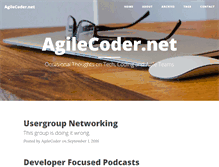 Tablet Screenshot of agilecoder.net